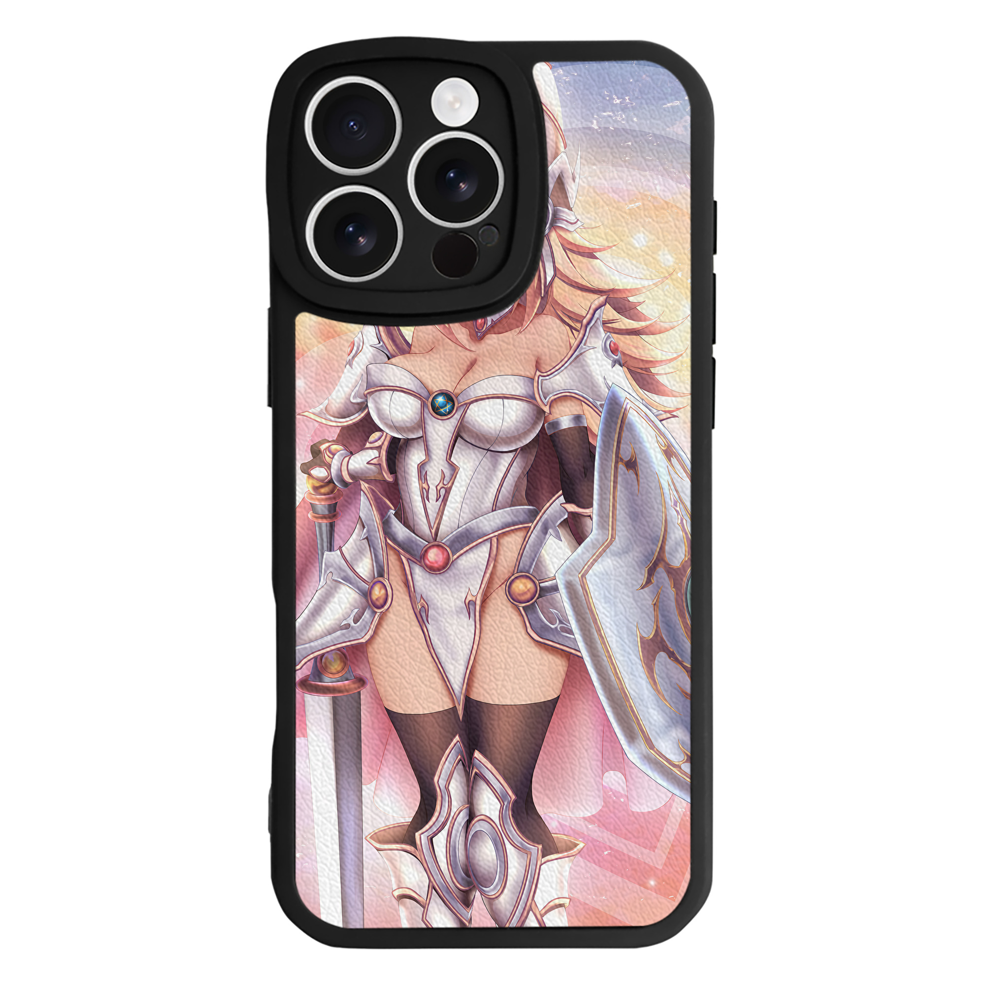 （画像用） 遊☆戯☆王 Yu-Gi-Oh! 【iPhone 16シリーズ対応】シリコンスマホケース（レザー調） 材質：シリコン